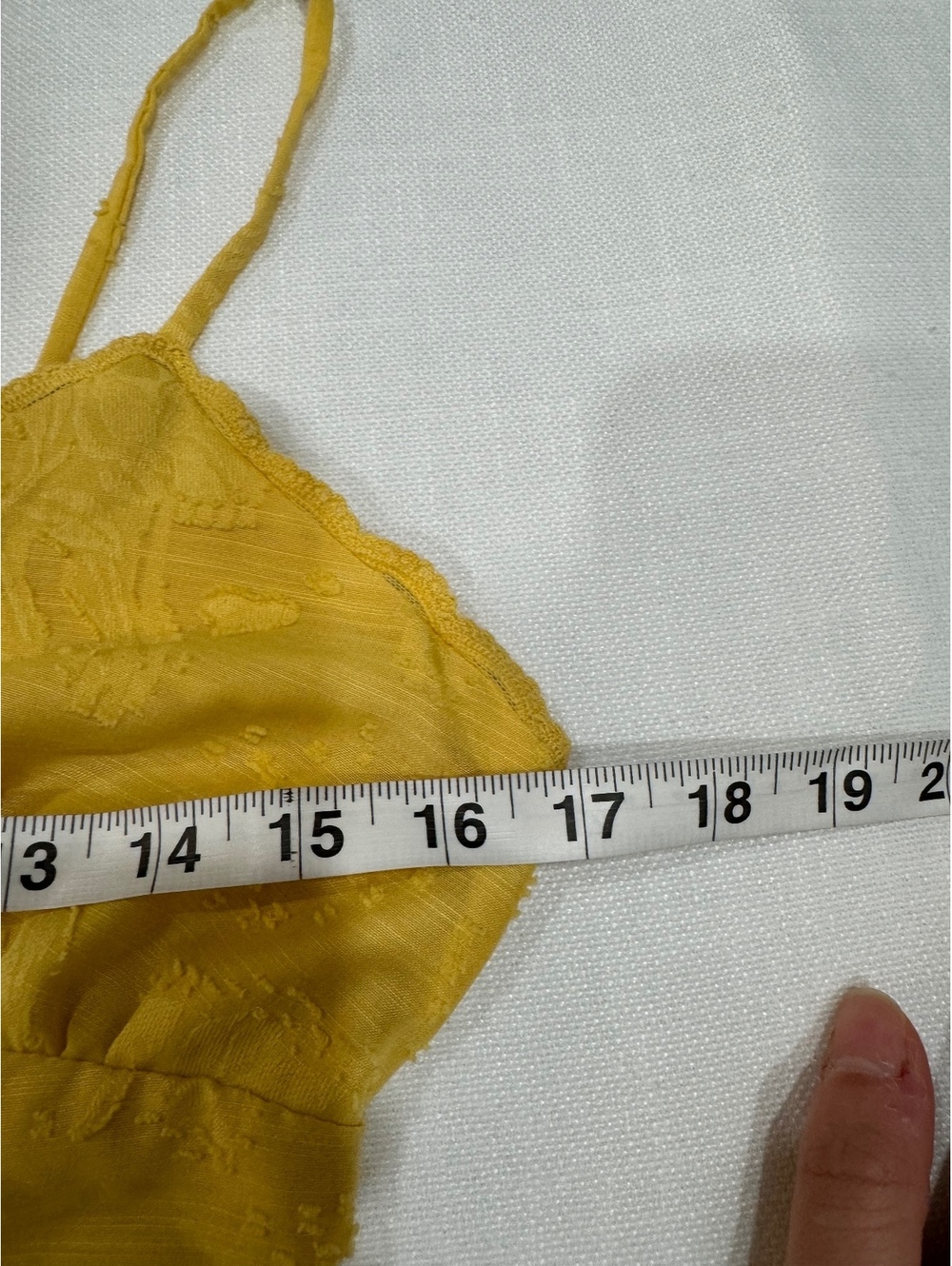 Wild Fable Yellow Floral Jacquard Tiered Mini Sundress Small - Picture 7 of 9